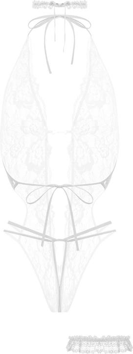Productafbeelding Christine Le Duc Offener Schritt BodySet Renee Weiss (L, XL)