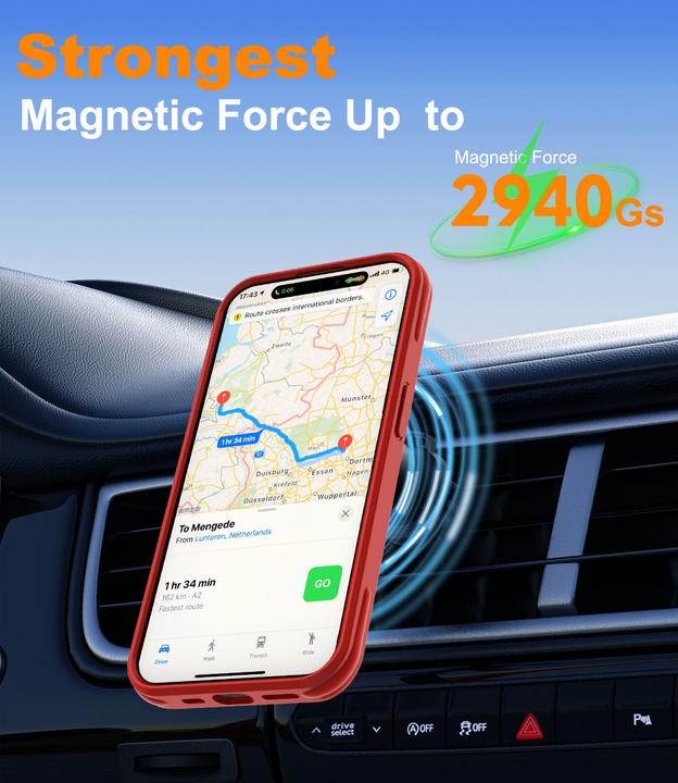 Produktbild Cadorabo iPhone 15 PRO MAX Hülle MagSafe kompatibel Case (Apple iPhone 15 Pro Max)