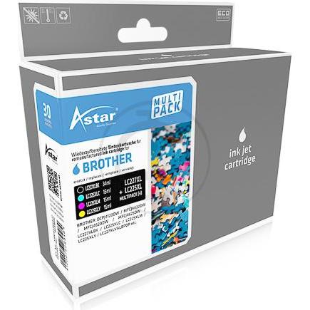 Thumbnail - Astar, Druckerpatrone, 4er-Pack - Schwarz, Gelb, Cyan, Magenta (B, V, BK, Y)