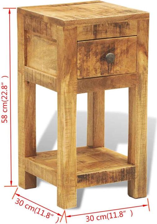 Image du produit vidaXL Satztisch (30 x 30 x 58 cm)