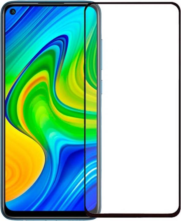 Actual product image Screenguard Xiaomi Redmi Note 9 Full Screen Protective Glass Film 2.5D 9H (1 pcs., Xiaomi Redmi Note 9)