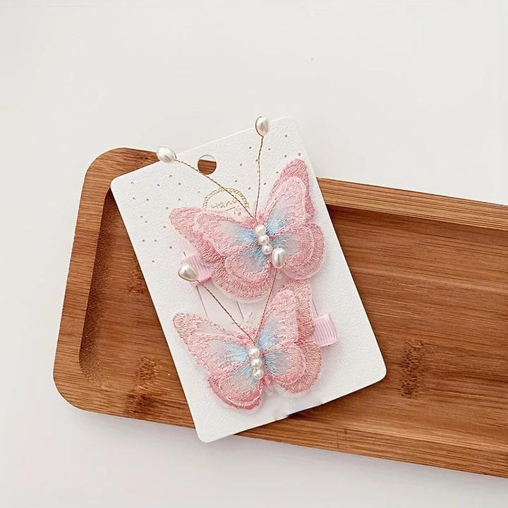 Produktbild Activity Board Schmetterlings-Haarspangen mit Pailletten