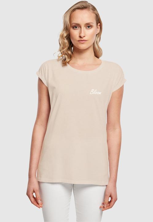 Produktbild Merchcode Ladies Flowers Bloom Extended Shoulder Tee - 113661 (M)