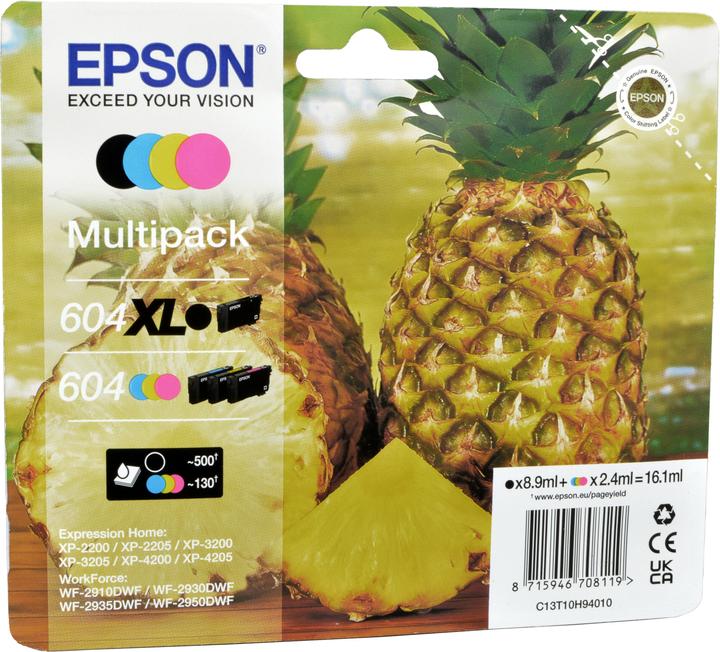 Image du produit Epson 604XL/604 Multipack (C, M, Y, BK)
