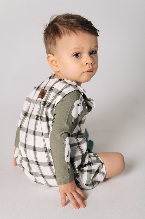 Actual product image Hebe Bodysuit with sheep print (74)