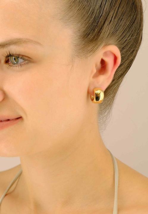 Actual product image Muau Creoles (750/18K yellow gold)