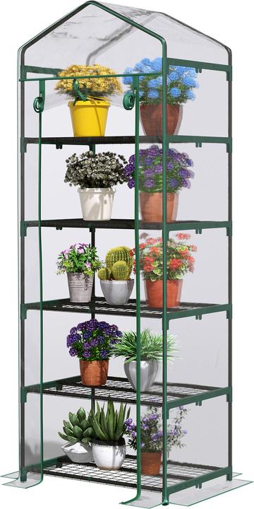 Produktbild Outsunny Mini-Gewächshaus Mit 5 Regalen