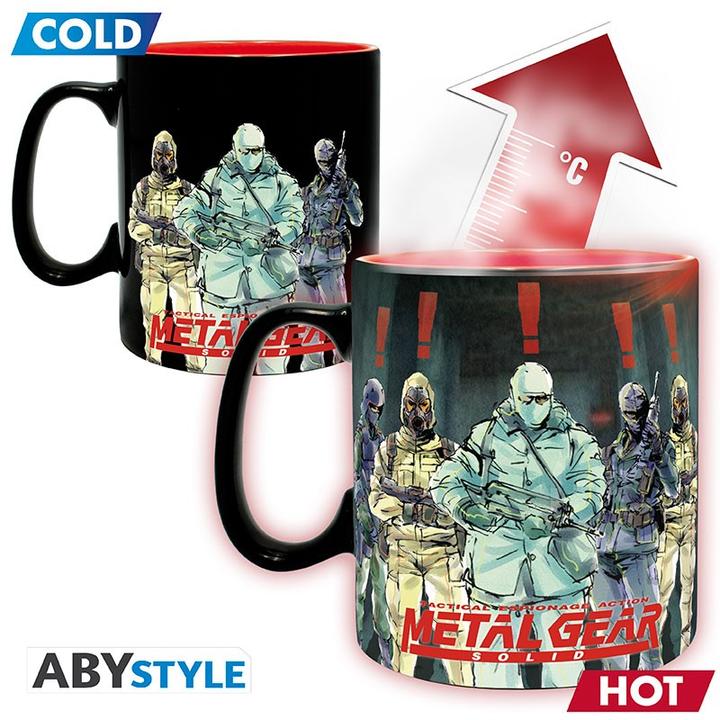 Produktbild ABYstyle Tazza Metal Gear Solid Heat Change : Solid Snake (ax2) (460 ml, 1x)