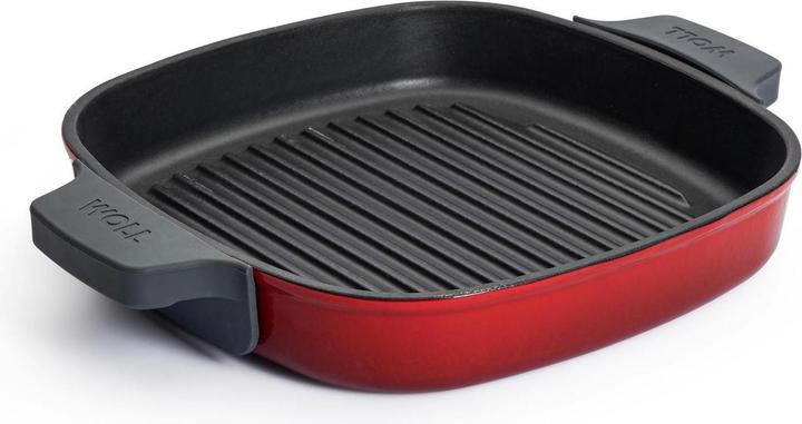 Image du produit Woll Grillpfanne Iron mit Steakpresse Chili (Poêle à grillades, Fonte)