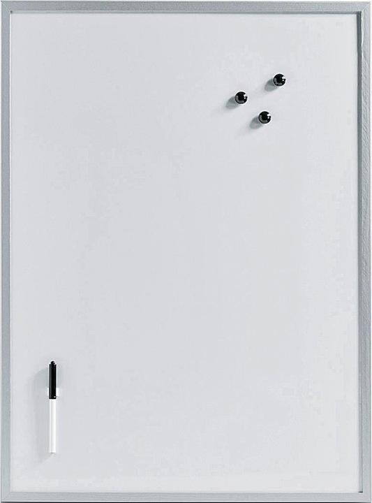 Zeller Present Magnet-/Schreibtafel (Magnettafel, Whiteboard, 60 x 80 cm)
