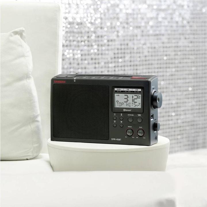 Actual product image Sangean DAB+ AM FM Bluetooth Radio (AM, DAB+, FM, Bluetooth)