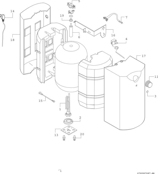 Image du produit Bosch Home Comfort Petit réservoir