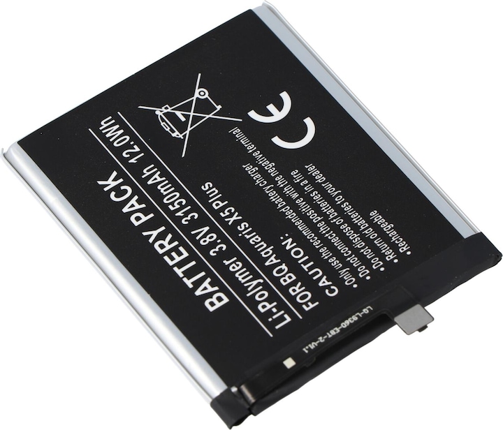 Produktbild AccuCell Akku BQ Aquaris X5 Plus, 3200