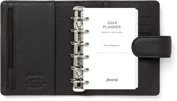 Produktbild Filofax Norfolk Personal Leder Organiser AGENDA NORFOLK dunkelbraun (Pocket, 1 Woche / 2 Seiten)