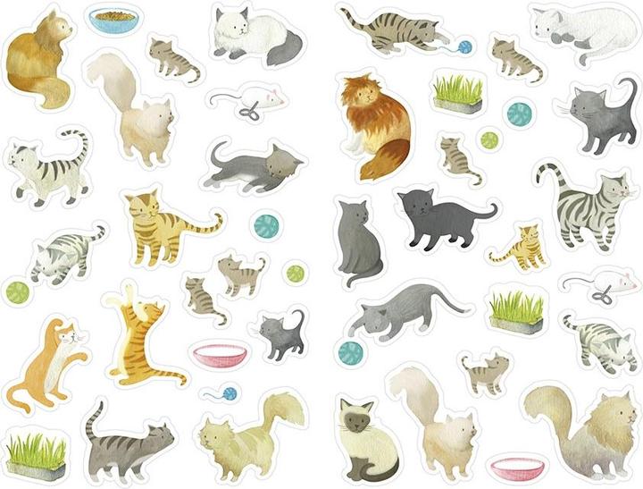 Actual product image Clairefontaine Motif sticker Mimi 48 sheets, assorted