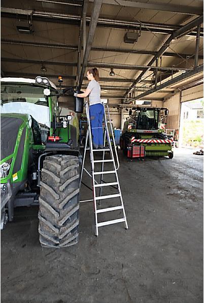 Actual product image Munk Aluminium stepladder (Platform ladder, 360 cm)