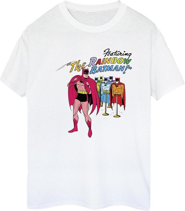Produktbild Batman Comic Cover Regenbogen Batman Baumwolle Boyfriend TShirt (5XL)