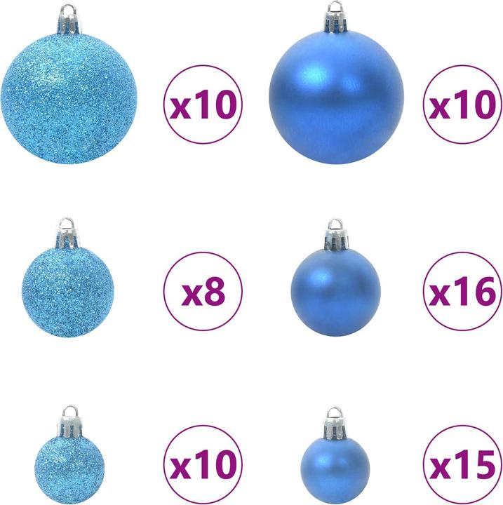 Produktbild vidaXL Künstlicher Weihnachtsbaum (210 cm)