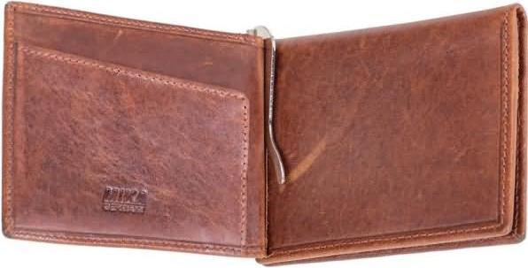 Produktbild Mika Geldbörse RFID Leder 11 cm mit Geldscheinklammer