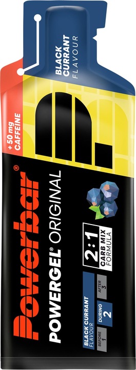 Actual product image Powerbar PowerGel Original (Black currant, Caffeine, 24 pcs., 984 g)