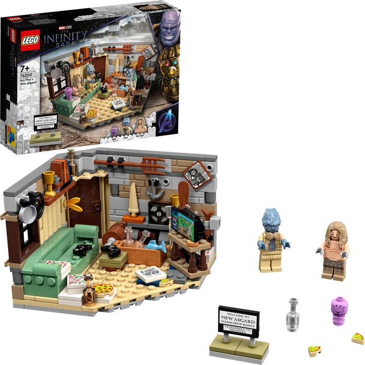 Actual product image LEGO Bro Thor's new Asgard (76200, LEGO Rare Sets, LEGO Marvel)