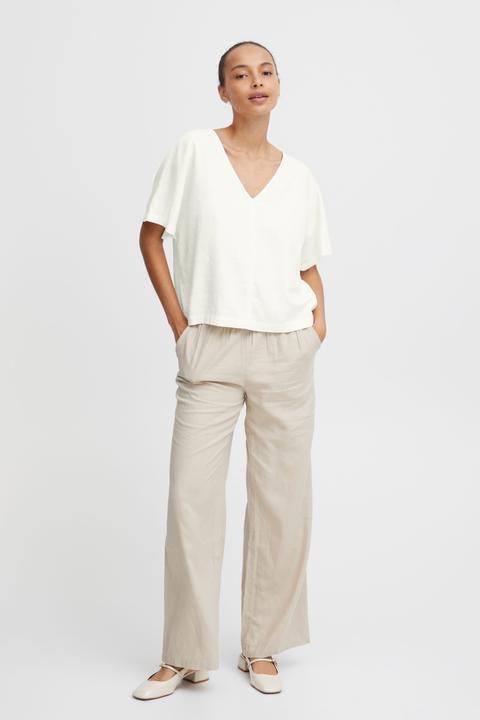 Actual product image B.young BYFALAKKA VNECK BLOUSE 20814548 (36)