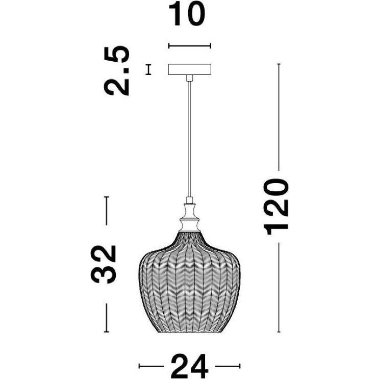 Thumbnail - Nova Luce, Pendelleuchte, Loni (E27)