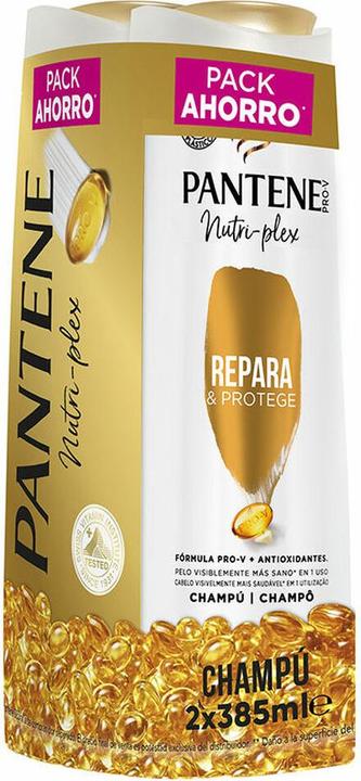 Pantene Repair & Protect Shampoo 385ml - 2er-Pack (385 ml, Flüssiges Shampoo)