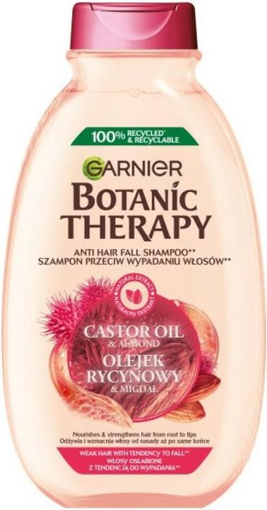 Actual product image Garnier Botanic Therapy Shampoo Strengthens Brittle Hair Oil Castor And Almond 400Ml (400 ml)
