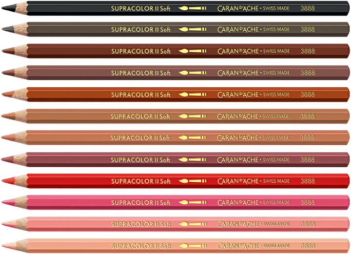 Actual product image Caran d'Ache Farbstifte Supracolor Nina Cosford Special Edition (12x)