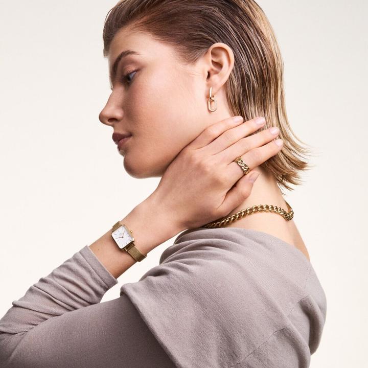 Produktbild Daniel Wellington Quadro Pressed Evergold White (Analoguhr, 20 mm)