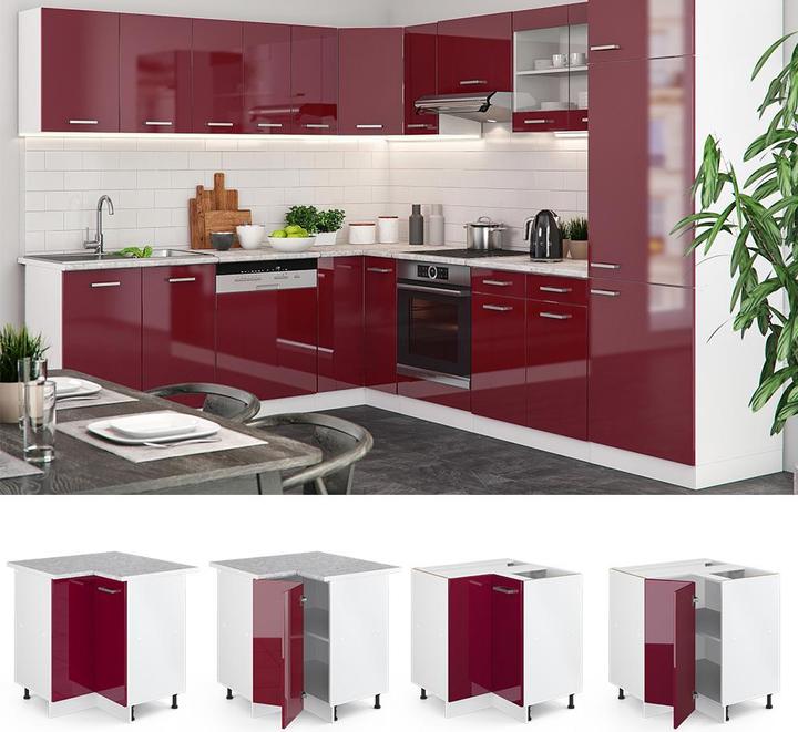 Produktbild Vicco Eckunterschrank R-Line (75.5 x 60 x 81.5 cm)