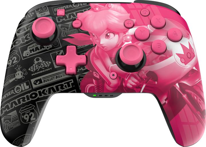 Produktbild PDP Rematch Glow Wireless Grand Prix Peach (Switch, Switch Lite, Switch OLED)