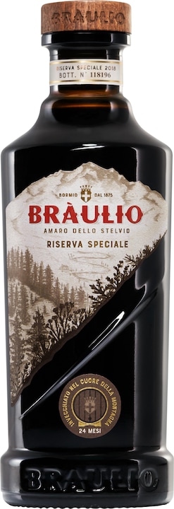 Actual product image Braulio Riserva Amaro Alpino Veltliner Herb Bitters (18 years, 24.70 %, Italy, 1 x 70 cl, Bitter liqueurs)