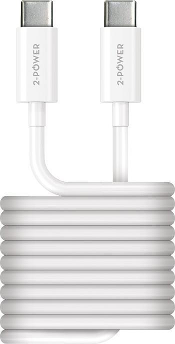 Productafbeelding 2-Power 2M USB-C naar USB-C 100W Kabel (2 m, 100 W)
