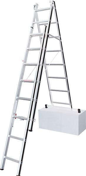 Immagine prodotto kaiserkraft Scala multiuso in alluminio (Scaletta multiuso, 229 cm)