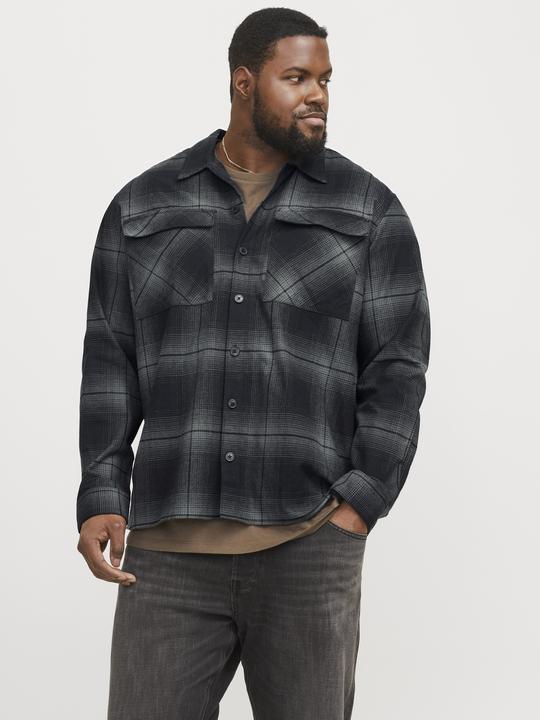 Actual product image Jack & Jones Plus loose fit overshirt Overshirt (7XL)