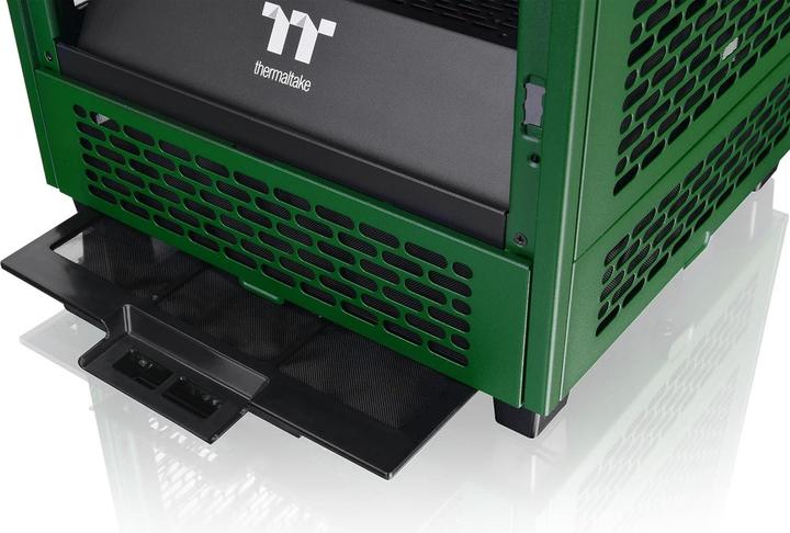Produktbild Thermaltake The Tower 200 (dunkelgr?n, Tempered Glas) (Mini-ITX)