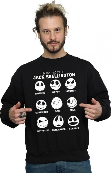 Produktbild Disney Nightmare Before Christmas The Many Faces Of Jack Sweatshirt (M)