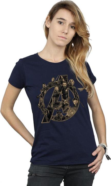 Image du produit Universal Textiles T-shirt boyfriend logo pour femme/femme (XL)