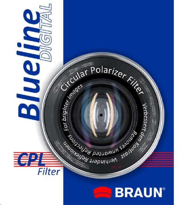 Image du produit Braun Photo Braun Blueline Circular Polarising Filter Filtre polarisant pour appareil photo (62 mm, Filtre polarisant)