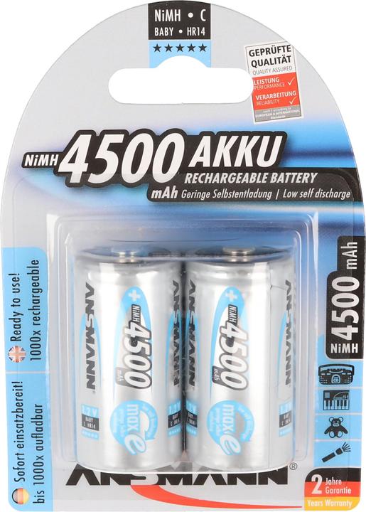 Produktbild Ansmann Baby C (2 Stk., C, 4500 mAh)