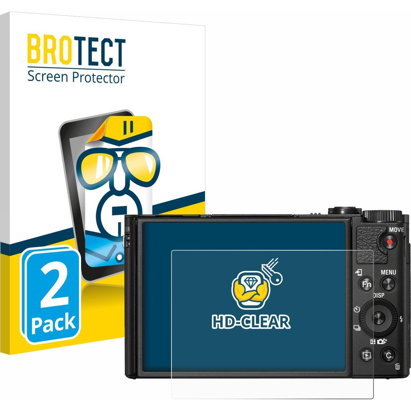 BROTECT Schutzfolie Displayschutz Klar (Displayschutz, Cyber-Shot DSC-HX99), Kameraschutz, Transparent