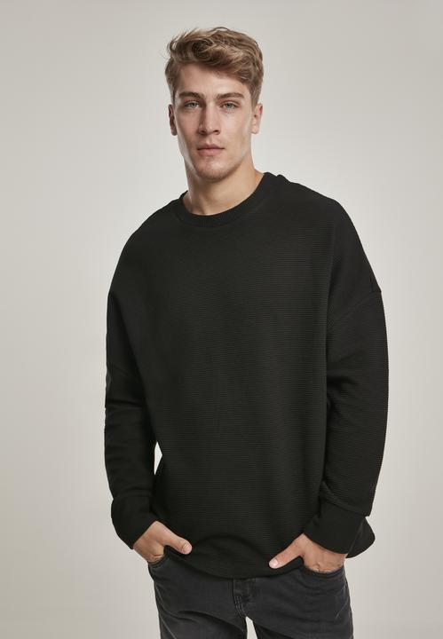 Actual product image Urban Classics Cut On Sleeve Naps Interlock Crew (M)