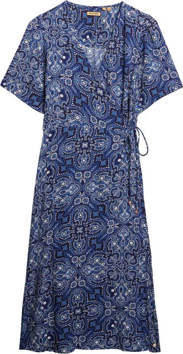 Image du produit Superdry Robe portefeuille mi-longue imprimée (10XL)
