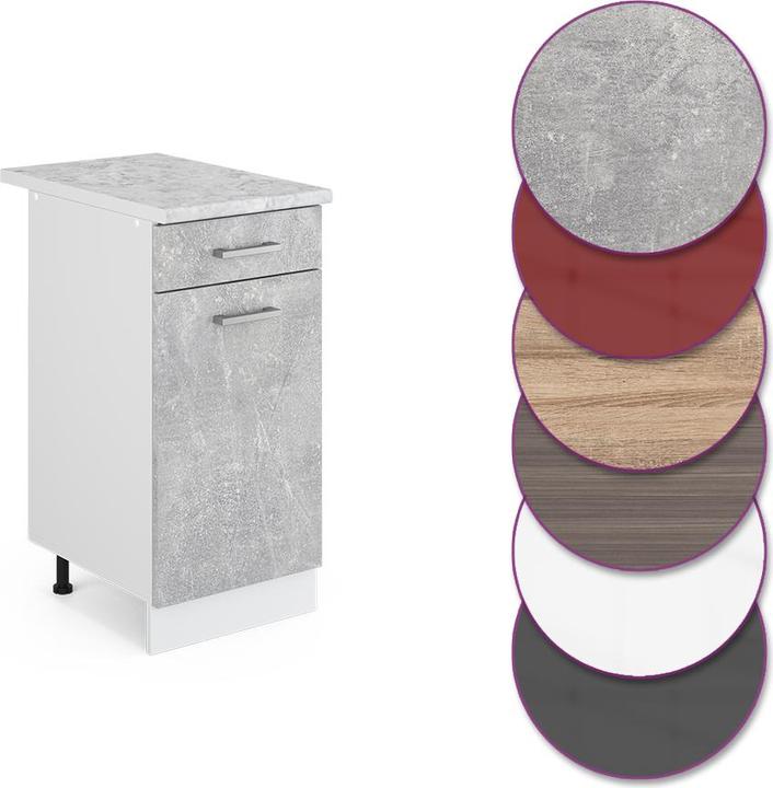 Produktbild Vicco Küchenunterschrank R-Line (40 x 60 x 81.60 cm)