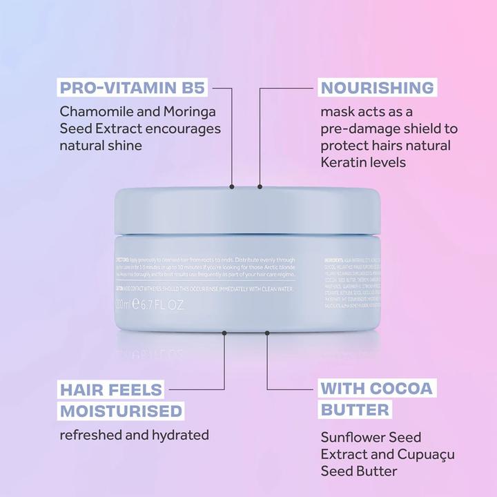 Actual product image Lee Stafford eachondes Ice White Toning Treatment - Mask for cooler shade ofond hair - 200ml (200 ml)