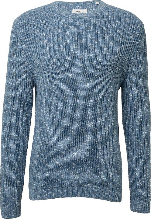 Produktbild s.Oliver Strickpullover Grobstrickpullover mit Crew Neck in Bi-Color-Optik (3XL)