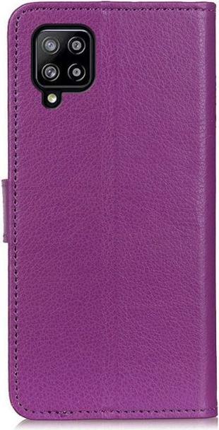 Actual product image MU Classic Litchi Leather Bookcover Series (Samsung Galaxy A22)