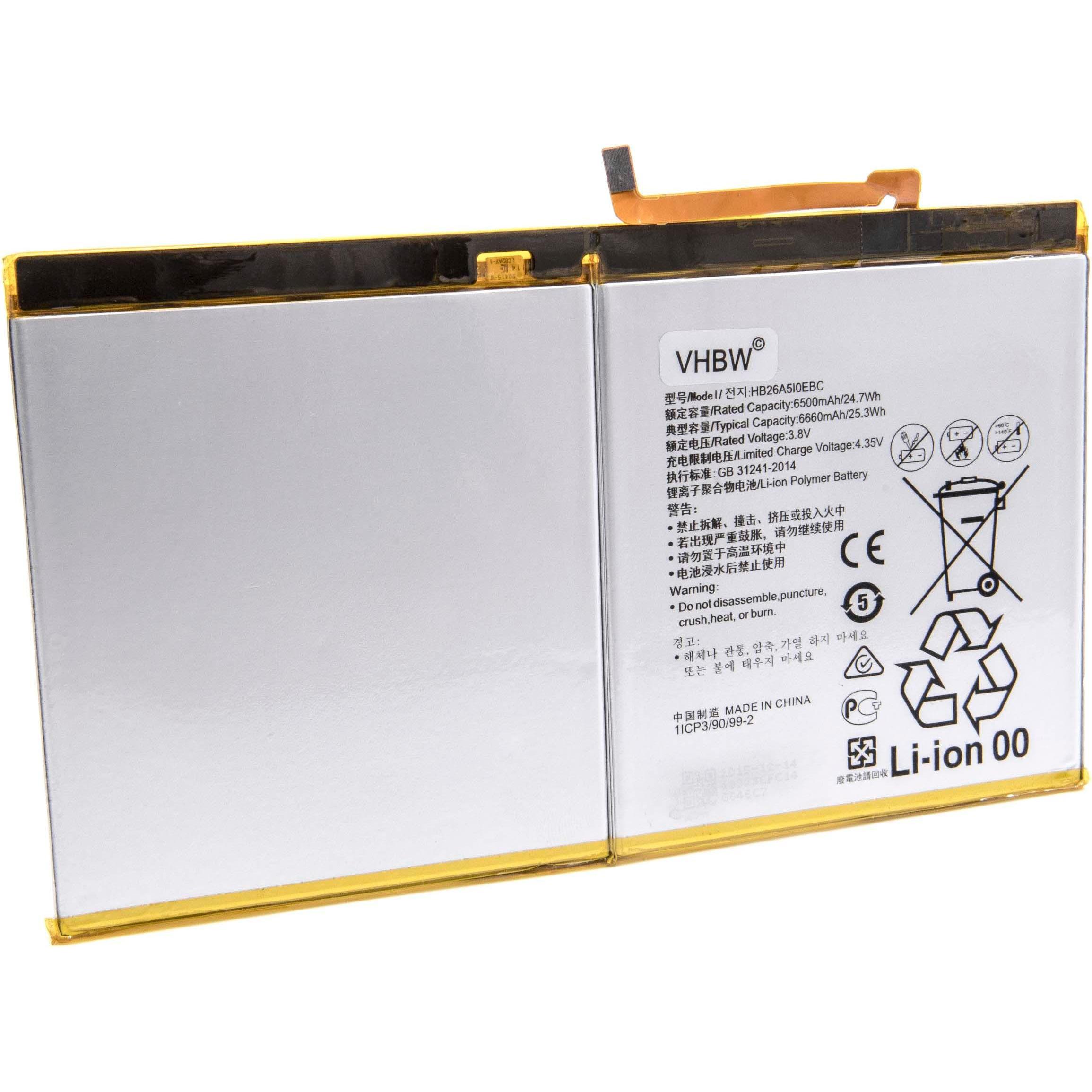 XCell Li-Polymer -Akku - 6650mAh (3.8V) - für Tablet Netbook wie Huawei HB26A510EBC (Akku), Mobilgerät Ersatzteile, Tran...